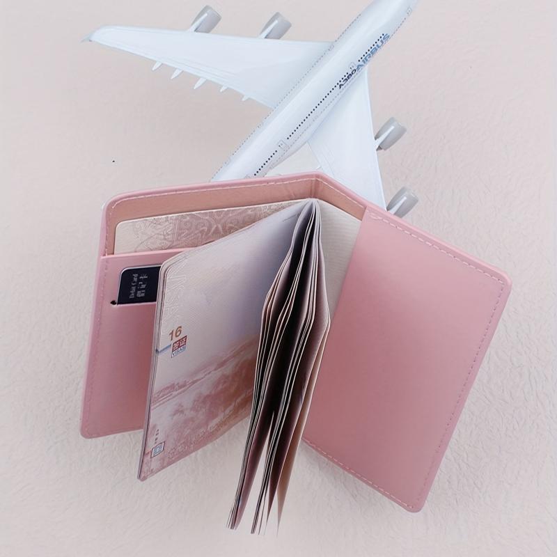 Passport Holder Credit Card Case Letter Pattern Coin Purse