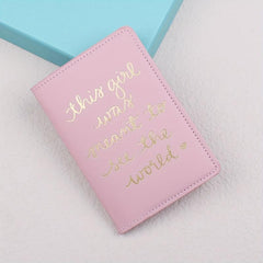 Passport Holder Credit Card Case Letter Pattern Coin Purse