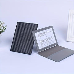 U S Multifunctional Passport Bag Passport Card Set Storage Leather Case