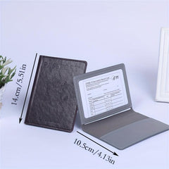 U S Multifunctional Passport Bag Passport Card Set Storage Leather Case