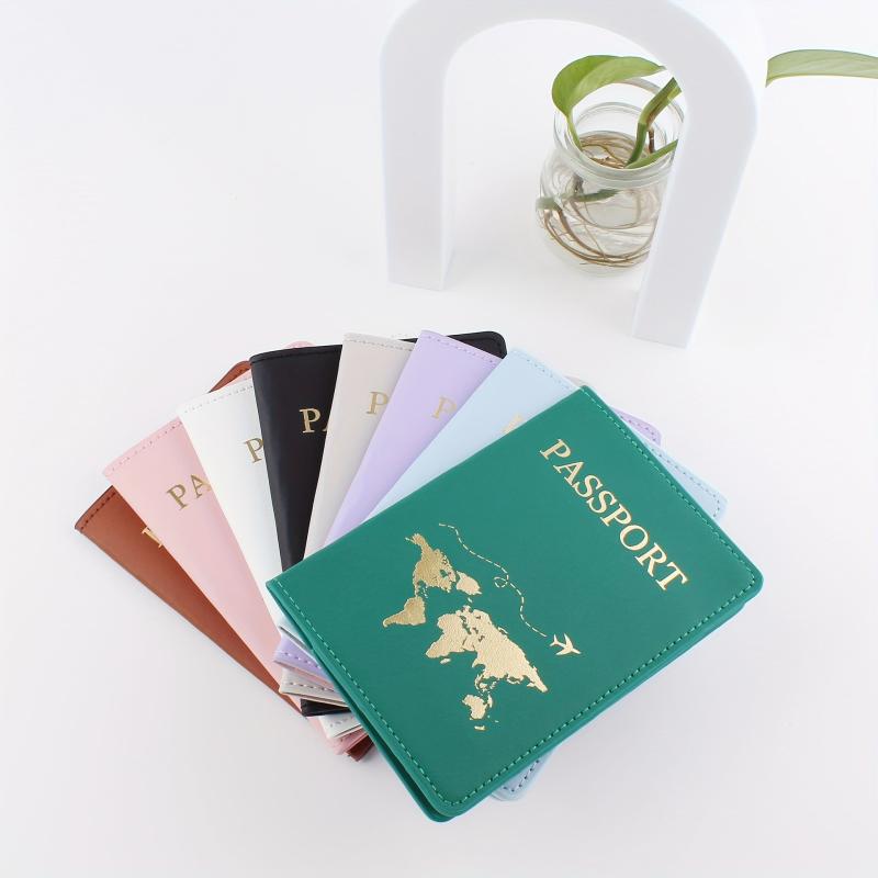 Personalized Leather Passport Holder for Couple