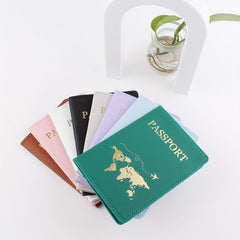 Personalized Leather Passport Holder for Couple