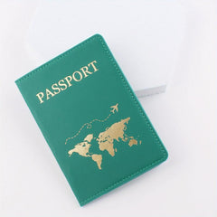 Personalized Leather Passport Holder for Couple