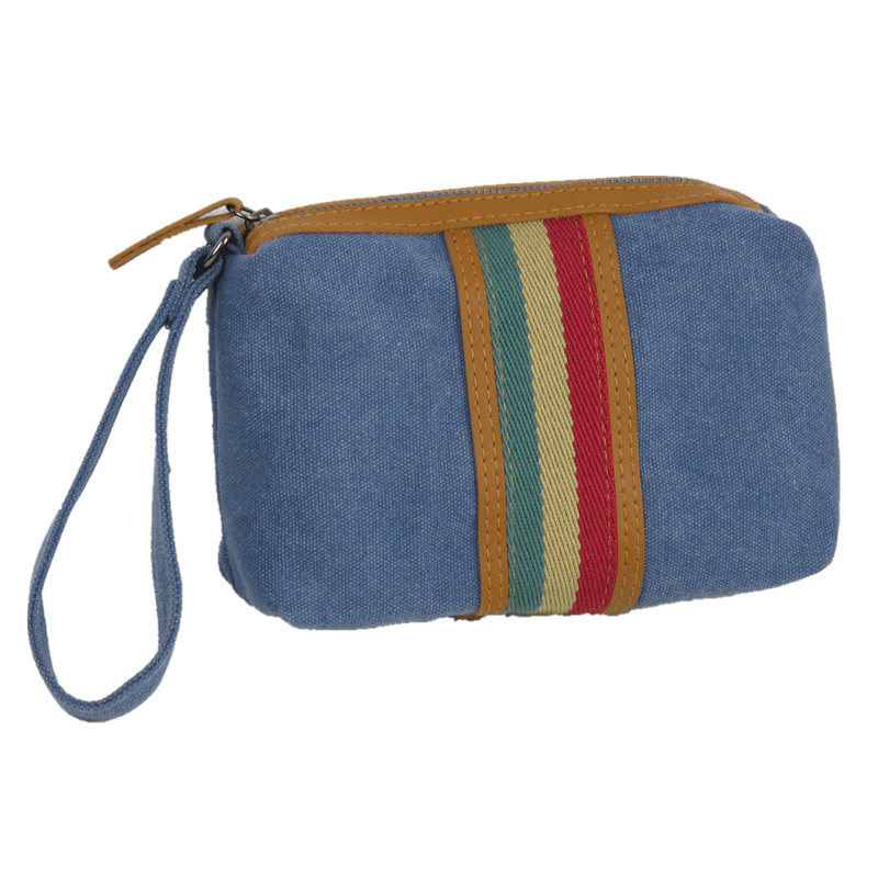 Canvas Clutch Men Women Casual Clutch Passport Bag Mobile Phone Bag