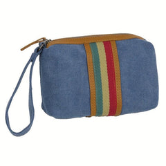 Canvas Clutch Men Women Casual Clutch Passport Bag Mobile Phone Bag