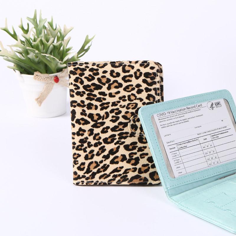 Colorful Passport Holder With Buckle Card Holder Ticket Holder