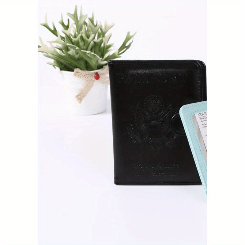 Colorful Passport Holder With Buckle Card Holder Ticket Holder