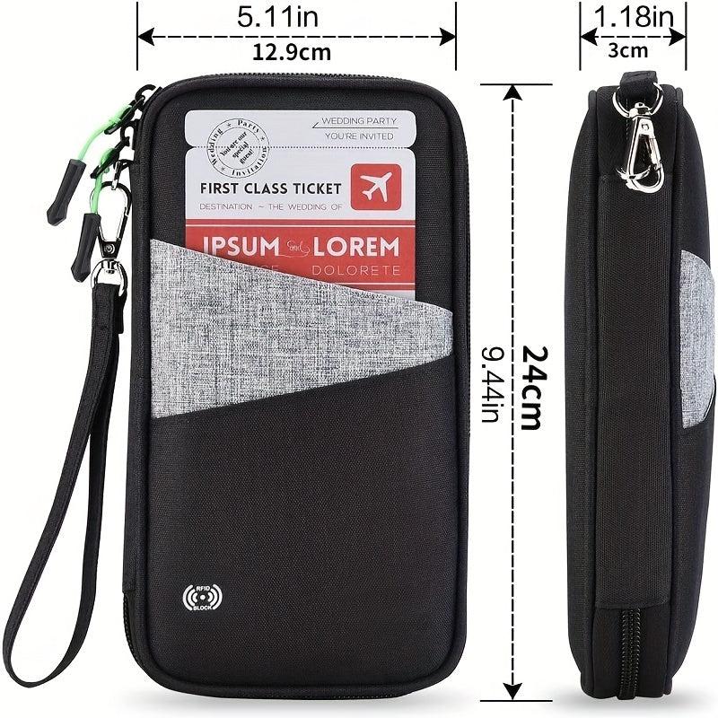 Family Travel Passport Holder RFID Blocking Waterproof