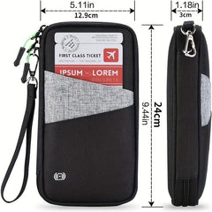 Family Travel Passport Holder RFID Blocking Waterproof