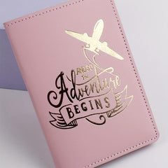 Airplane Pattern Passport Holder Travel Accessories
