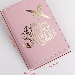 Airplane Pattern Passport Holder Travel Accessories