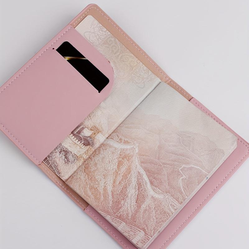 Airplane Pattern Passport Holder Travel Accessories