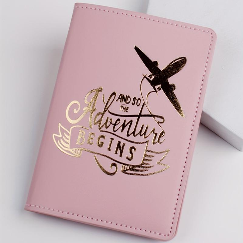 Airplane Pattern Passport Holder Travel Accessories