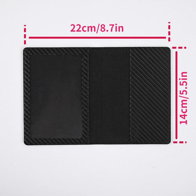 PU Leather Passport Bag Card Holder Protective Cover Ticket Holder