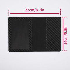 PU Leather Passport Bag Card Holder Protective Cover Ticket Holder