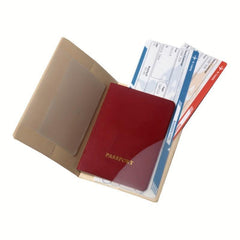 Cartoon Astronaut Passport Holder with Ticket Storage