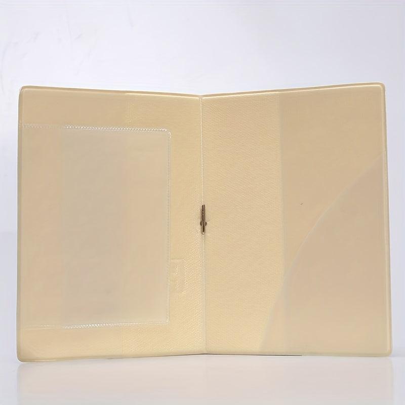 Cartoon Astronaut Passport Holder with Ticket Storage