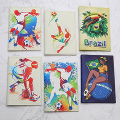 Brazilian Football Passport Case Basketball Holder