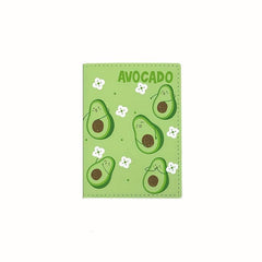 Avocado Printed Passport Bag Travel Holder Protector Cover
