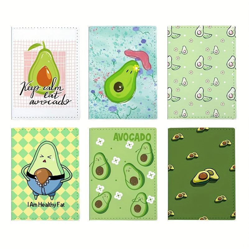 Avocado Printed Passport Bag Travel Holder Protector Cover