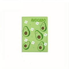 Avocado Printed Passport Bag Travel Holder Protector Cover