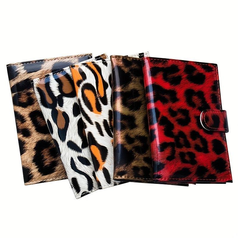 Leopard Pattern Passport Holder ID Wallet