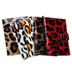 Leopard Pattern Passport Holder ID Wallet