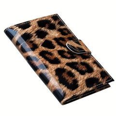 Leopard Pattern Passport Holder ID Wallet