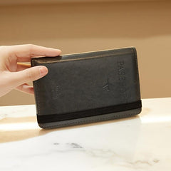 High RFID Blocking Passport Cover Card Holder PU Leather Travel Wallet
