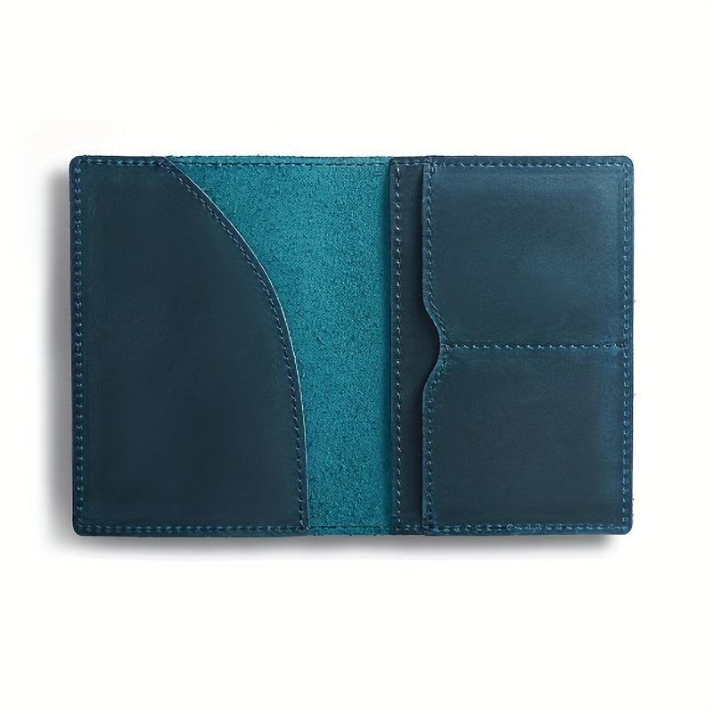 Cowhide Passport Holder ID Bag - Functional Card Holder