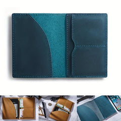 Cowhide Passport Holder ID Bag - Functional Card Holder