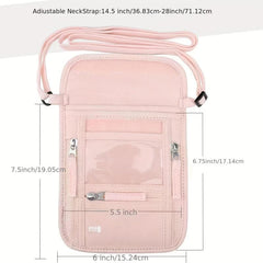 ID Bag Travel Accessories Crossbody Neck Passport Holder Card Bag