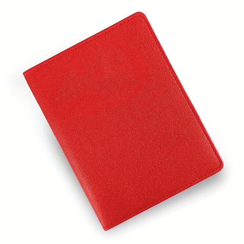 Solid Passport Case Travel Card Bag Ticket Holder Passport Holder