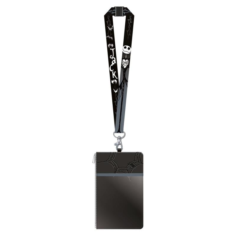 Ghost Skull Lanyard & Passport Holder ID Coin Pouch