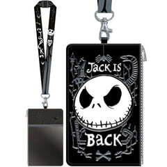 Ghost Skull Lanyard & Passport Holder ID Coin Pouch