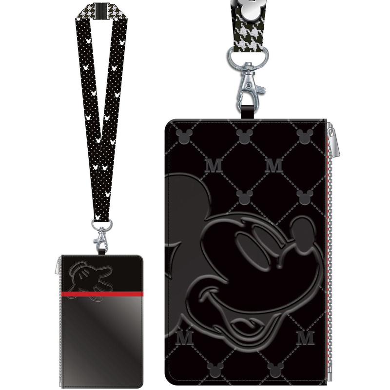 Ghost Skull Lanyard & Passport Holder ID Coin Pouch