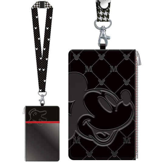 Ghost Skull Lanyard & Passport Holder ID Coin Pouch