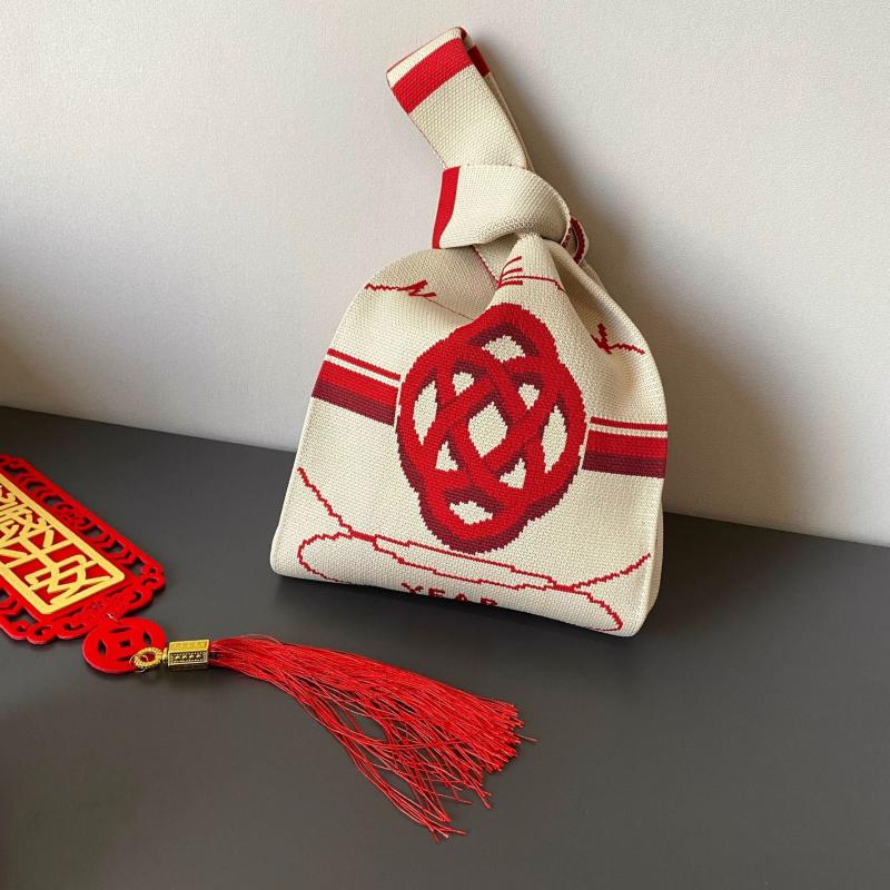 Chinese Stylish Bag Pattern Handbag Small Bag With Fixed Straps