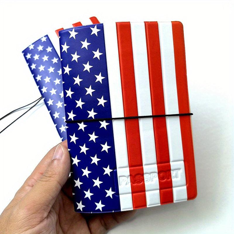 Flag Passport Holder Travel Document Card Holder