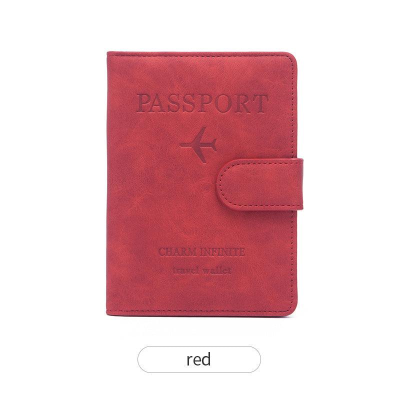 RFID Anti theft Passport Clip Travel Document Bag
