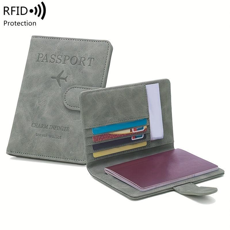 RFID Anti theft Passport Clip Travel Document Bag
