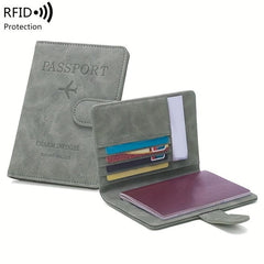 RFID Anti theft Passport Clip Travel Document Bag