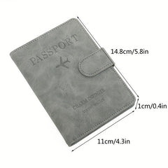 RFID Anti theft Passport Clip Travel Document Bag