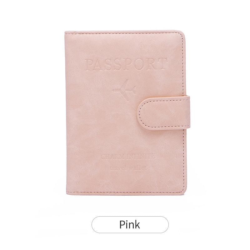 RFID Anti theft Passport Clip Travel Document Bag