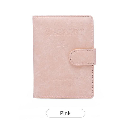 RFID Anti theft Passport Clip Travel Document Bag