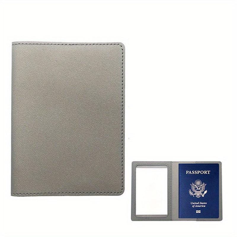 Dual Use PU Leather Passport Holder Cover
