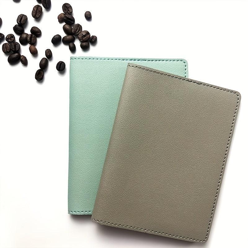 Dual Use PU Leather Passport Holder Cover