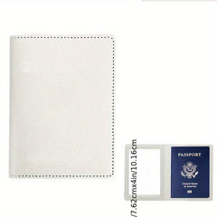 Dual Use PU Leather Passport Holder Cover
