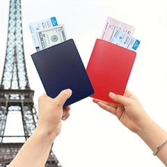 Dual Use PU Leather Passport Holder Cover