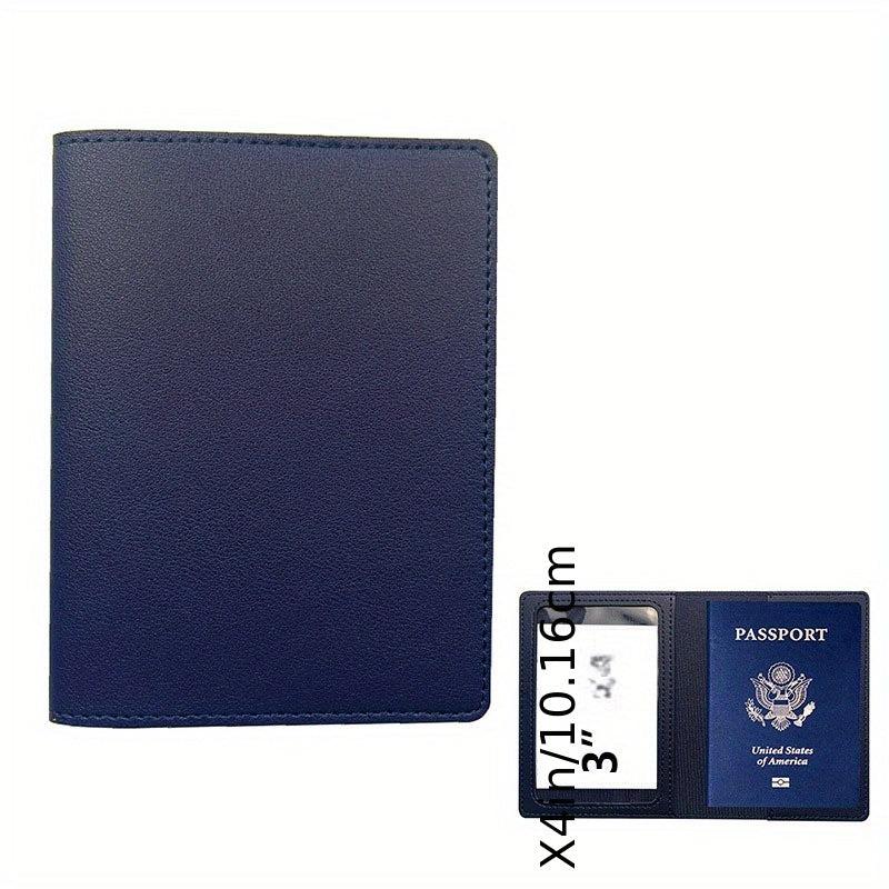 Dual Use PU Leather Passport Holder Cover